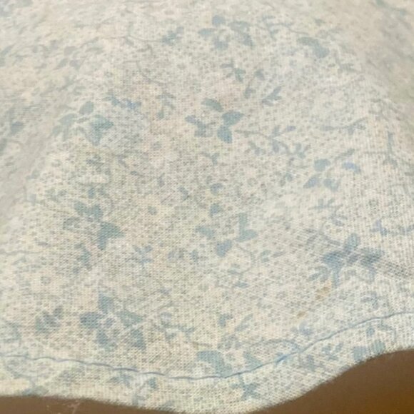 Kerchief Headscarf Blue Flowers Cottagecore Boho Festival - Picture 5 of 9